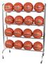 Champro Ball Rack w/Casters - Holds 16 Basketballs