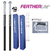 FeatherLite Volleyball System (3.5"  Floor Sleeve) - NFHS, NCAA, USVBA Compliant