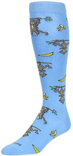 TCK Krazisox Over Calf Monkey/Banana Socks