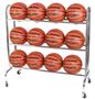 Champro Ball Rack w/Casters - Holds 12 Basketballs