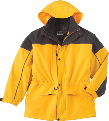 North End Mens 3-in-1 Two Tone Parka