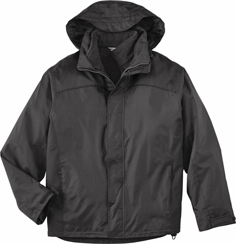 North End Mens 3-in-1 Solid Jacket