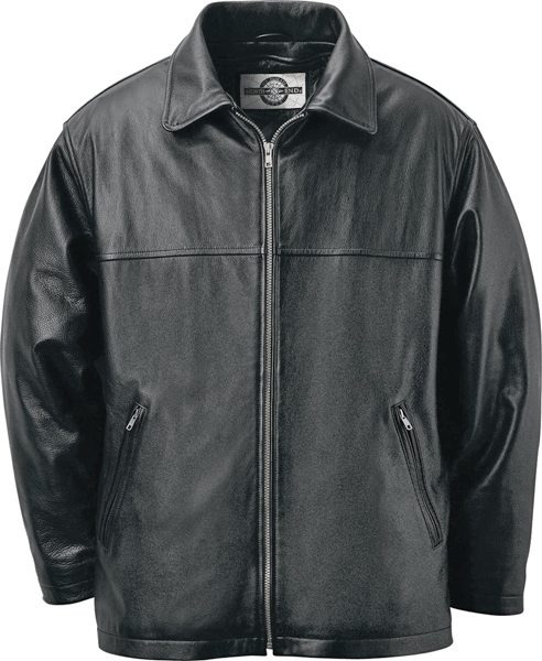 North End Mens Mid Length Classic Leather Jacket | Epic Sports