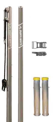 Outdoor Competition Volleyball Uprights 3.5" (Round Pole) PAIR
