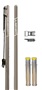 Outdoor Competition Volleyball Uprights 3.5" (Round Pole) PAIR
