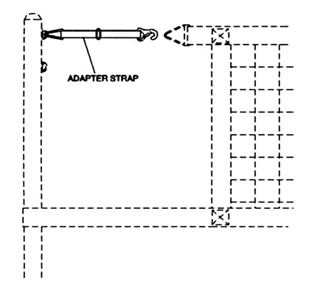 Volleyball Flex Net And Adapter Strap