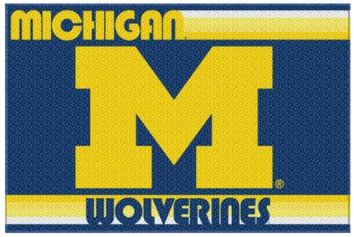 Northwest NCAA Michigan Wolverines Old Glory Rugs