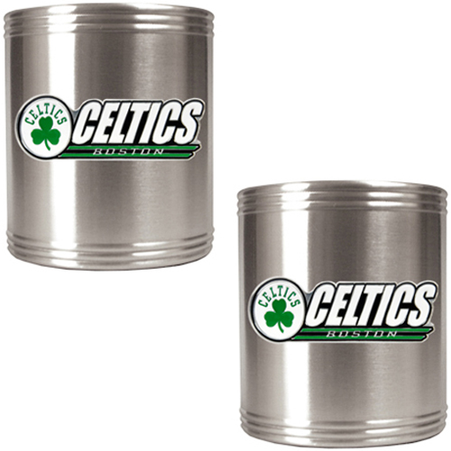 NBA Boston Celtics Stainless Steel Can Holder Set