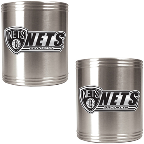 NBA Brooklyn Nets Stainless Steel Can Holder Set