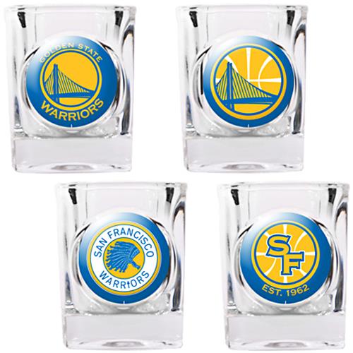 NBA Golden State Warriors Collector's Shot Glasses
