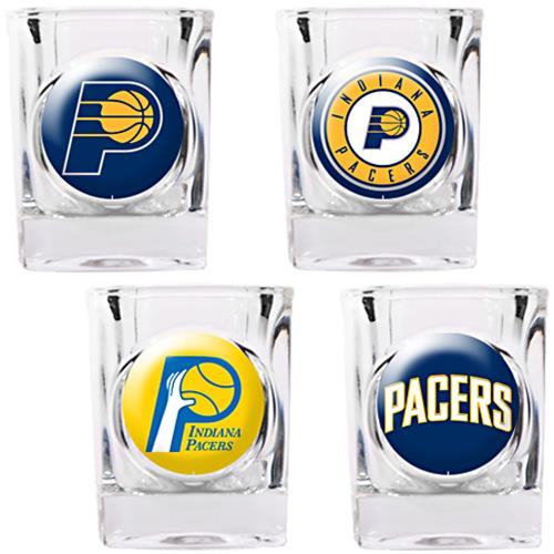 NBA Indiana Pacers 4pc Collector's Shot Glass Set