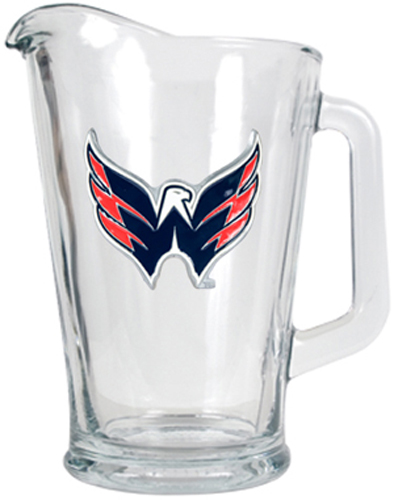 NHL Washington Capitals Glass Beverage Pitcher