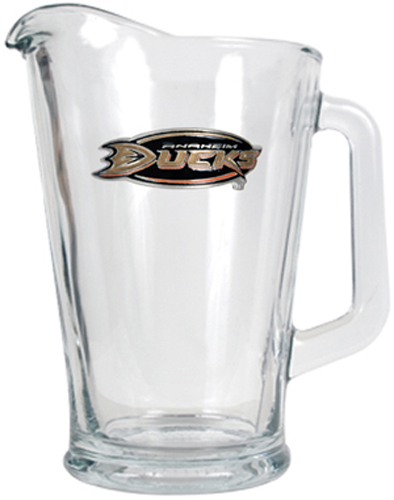 NHL Anaheim Ducks Glass Beverage Pitcher