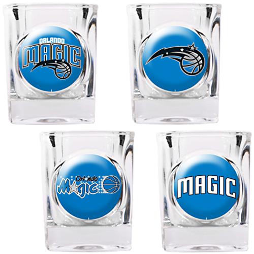 NBA Orlando Magic 4pc Collector's Shot Glass Set