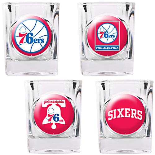 NBA Philadelphia 76ers Collector's Shot Glass Set