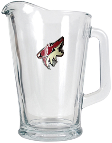 NHL Arizona Coyotes Glass Beverage Pitcher