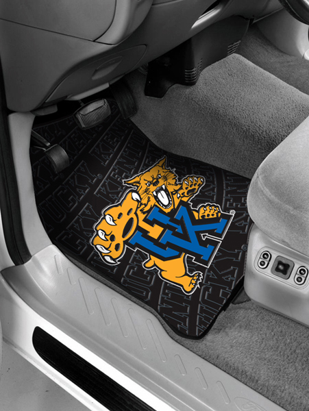 FANMATS Targa Frontale In Acciaio Inox Kentucky Wildcats – Emblema 3D Metalico, Resistente Agli Agenti Atmosferici, 4 Fori Per Fissaggio Sicuro - 2