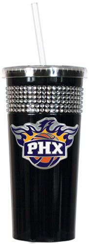NBA Phoenix Suns 16oz Bling Tumbler w/ Straw