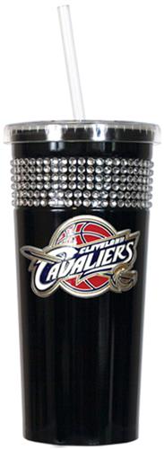 NBA Cleveland Cavaliers Bling Tumbler w/ Straw