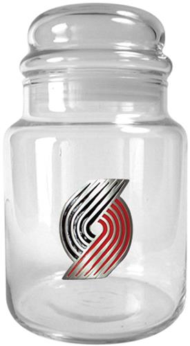 NBA Portland Trailblazers Glass Candy Jar