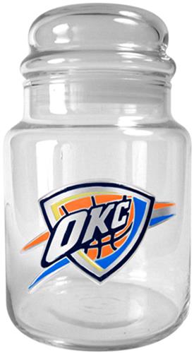 NBA Oklahoma City Thunder Glass Candy Jar