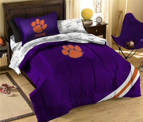 Northwest NCAA Clemson Tigers Twin Bed in Bag