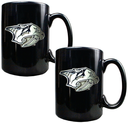 NHL Nashville Predators 2pc Coffee Mug Set