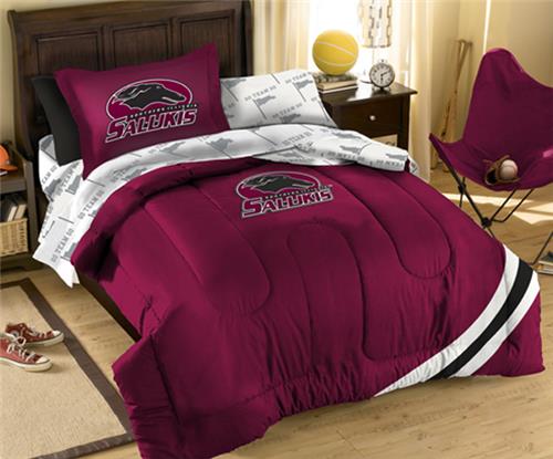 Northwest NCAA Southern Illinois Twin Bed in Bag