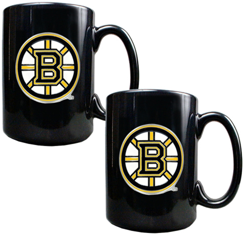 NHL Boston Bruins 2pc Coffee Mug Set