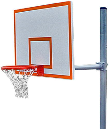 Gared Standard Duty 4.5" OD Straight Post Basketball Package. Free shipping.  Some exclusions apply.