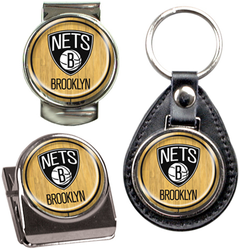 NBA Brooklyn Nets Keychain/Money Clip/Magnet Clip