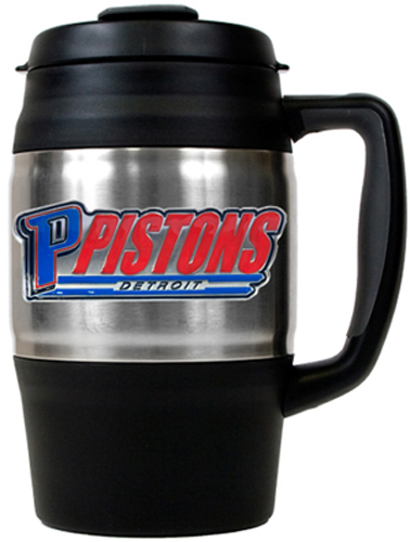 NBA Detroit Pistons 34oz Thermal Travel Mug