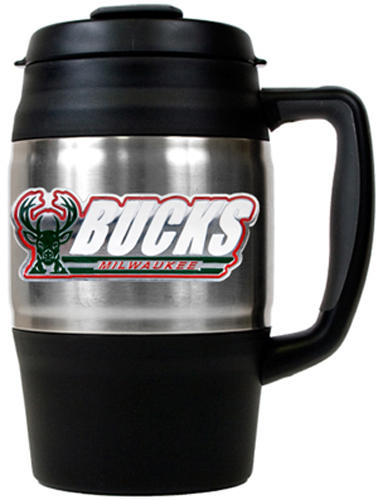 NBA Milwaukee Bucks 34oz Thermal Travel Mug
