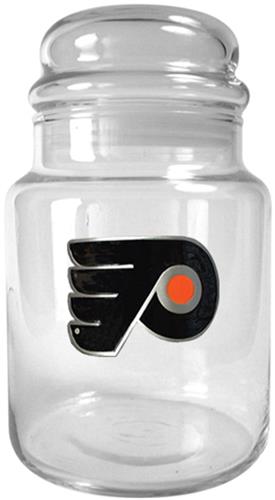 NHL Philadelphia Flyers Glass Candy Jar