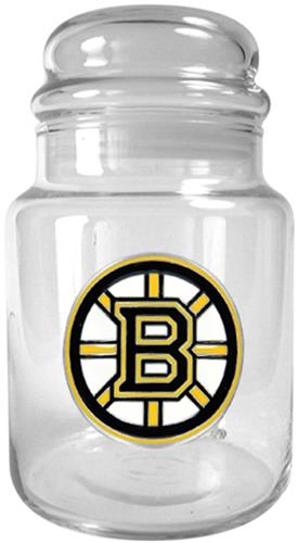 NHL Boston Bruins Glass Candy Jar