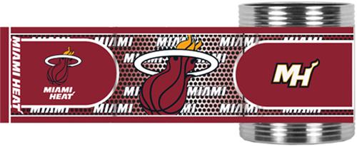 NBA Miami Heat Metallic Wrap Can Holders