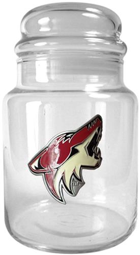 NHL Arizona Coyotes Glass Candy Jar