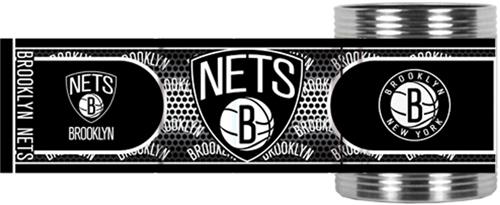 NBA Brooklyn Nets Metallic Wrap Can Holders