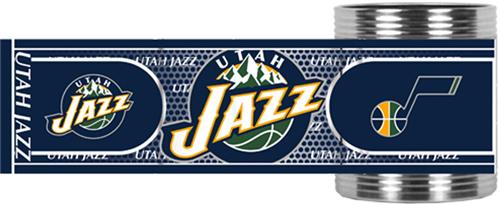 NBA Utah Jazz Metallic Wrap Can Holder