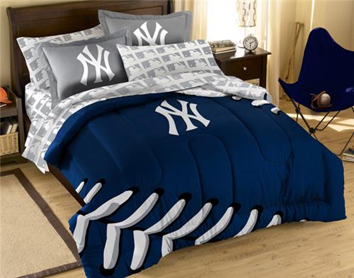 Northwest MLB NY Yankees Full Bed In Bag Sets