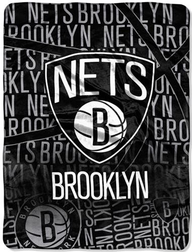 Northwest NBA Brooklyn Nets Micro Raschel Throws