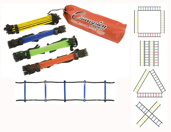 E8858 Champion Sectioned Soccer Agility Ladder Sets