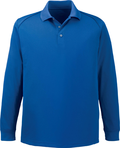 Extreme Armour Mens Eperformance Long Sleeve Polo. Printing is available for this item.