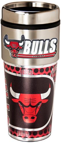 NBA Chicago Bulls 16oz Tumbler w/ Metallic Wrap