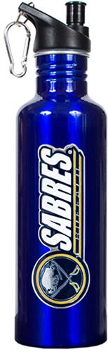 NHL Buffalo Sabres Blue Stainless Water Bottle