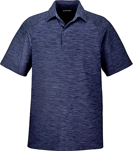 North End Sport Barcode Mens Performance Polo. Printing is available for this item.