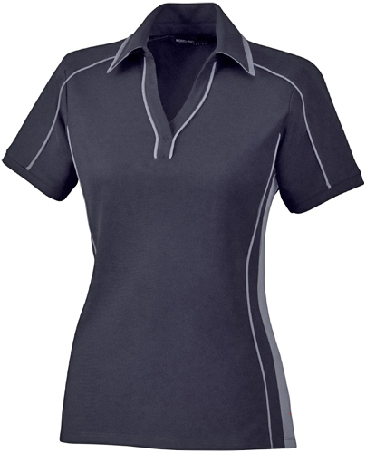 North End Sport Sonic Ladies Polyester Pique Polo. Printing is available for this item.