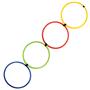 Champion Sports Multi-Colored Hoop Agility Ladder