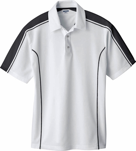 Extreme Eperformance Mens Pique Color Block Polo. Printing is available for this item.