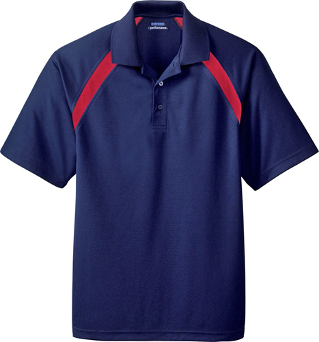 Extreme Eperformance Mens Colorblock Pique Polo. Printing is available for this item.